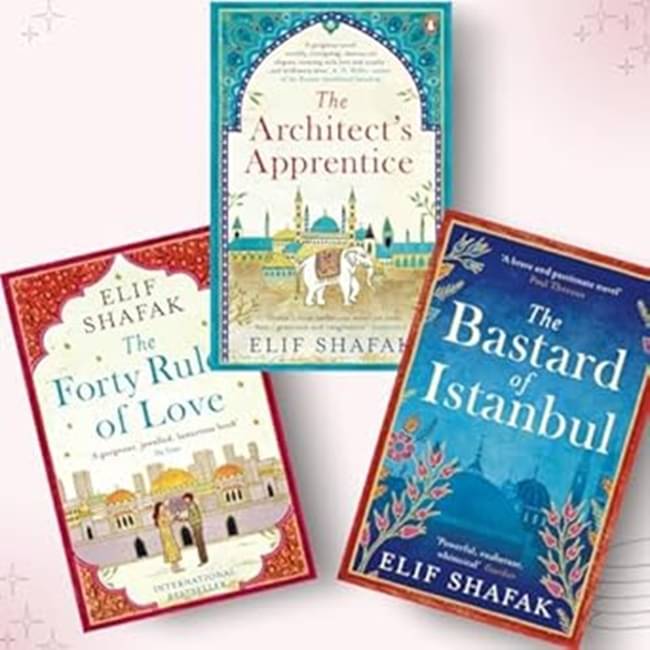 The Forty Rules of Love , The Architects Apprentice & The Bastard of Istanbul Set of 3 Novels English The Forty Rules of Love , The Architects Apprentice & The Bastard of Istanbul Set of 3 Novels English