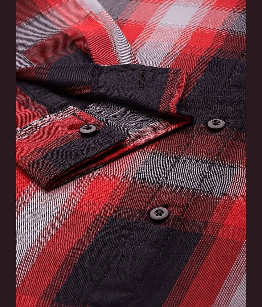 The Indian Garage Co Men Comfort Checked Casual Shirt