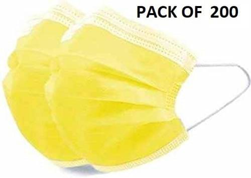Wellstar Yellow 3 Ply Mask ( Pack of 200 ) Wellstar Yellow 3 Ply Mask ( Pack of 200 )