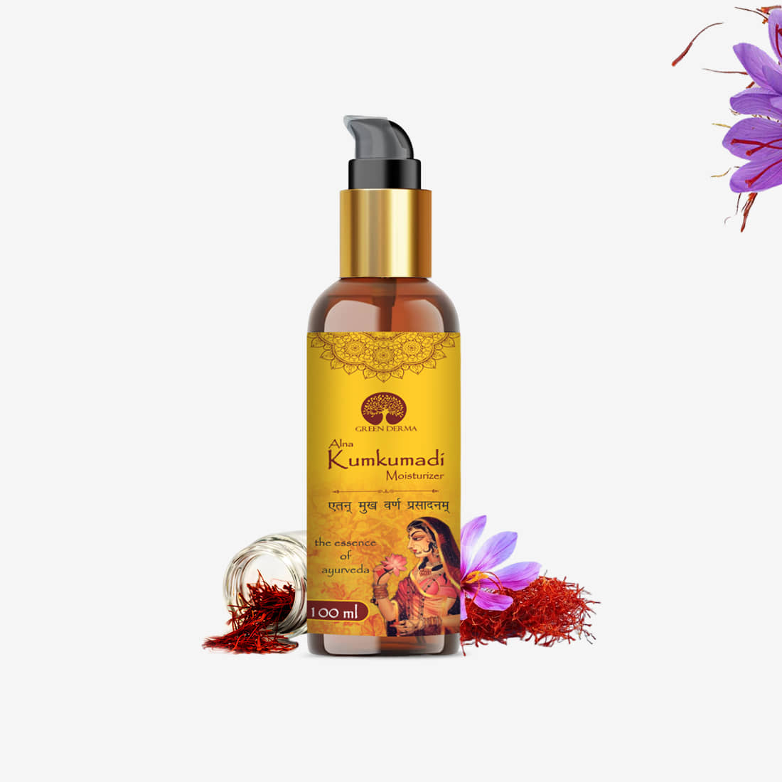 Alna Kumkumadi Moisturizer 100ml All Skin Type , Pack of 1