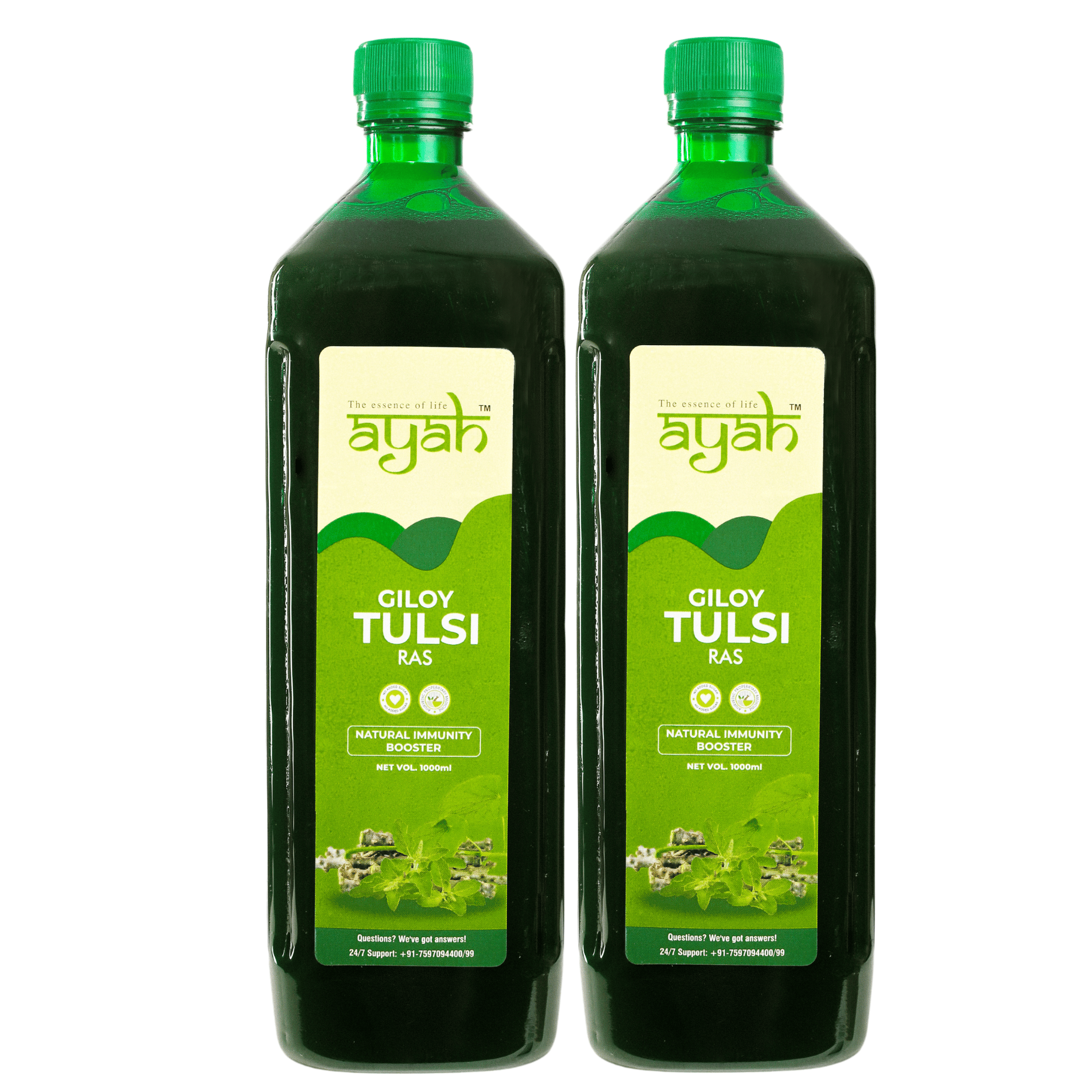     			Ayah Giloy Tulsi Combo Immune Boost & Detox Juice / Ras - 1000ml + 1000ml