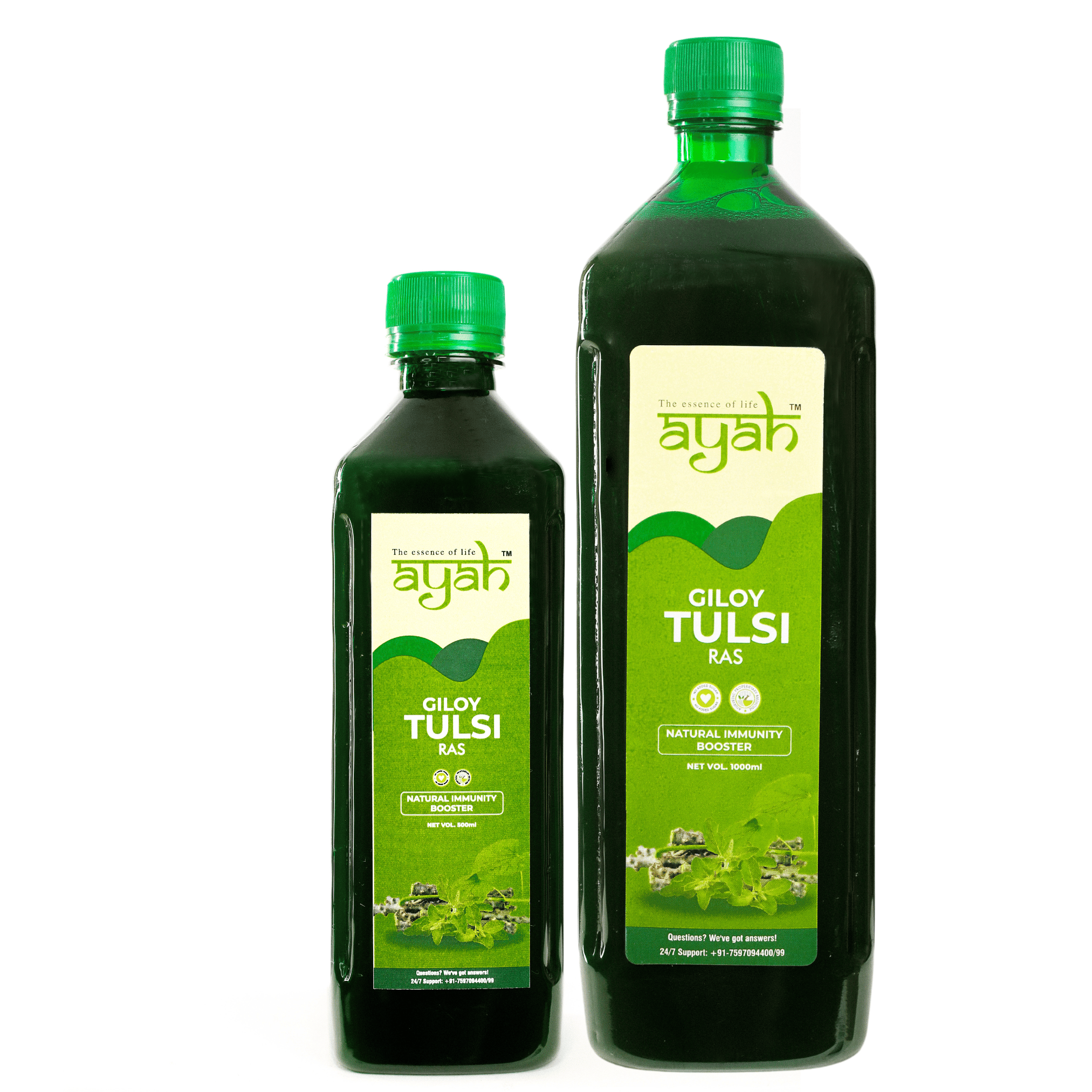 Ayah Giloy Tulsi Combo Immune Boost & Detox Juice / Ras - 1000ml + 500ml Ayah Giloy Tulsi Combo Immune Boost & Detox Juice / Ras - 1000ml + 500ml