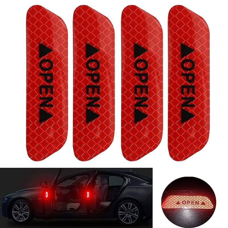 CarFrill Others In Car Sticker Red