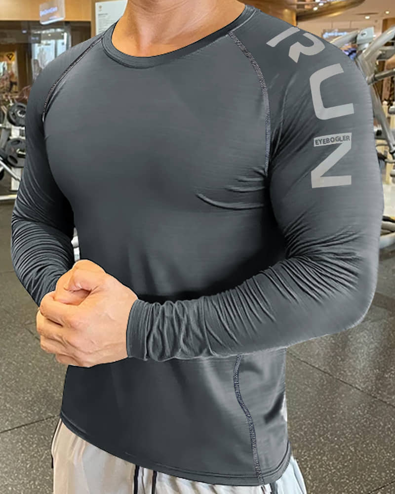 Eyebogler Pack of 1 Polyester Regular Fit Men's T-Shirt ( Grey )