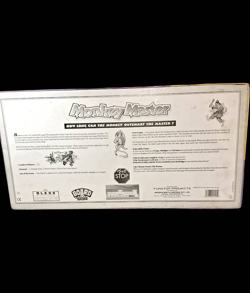 FUNSTOP-MONKEY,MASTERS CHASE,INDOOR FUN GAME