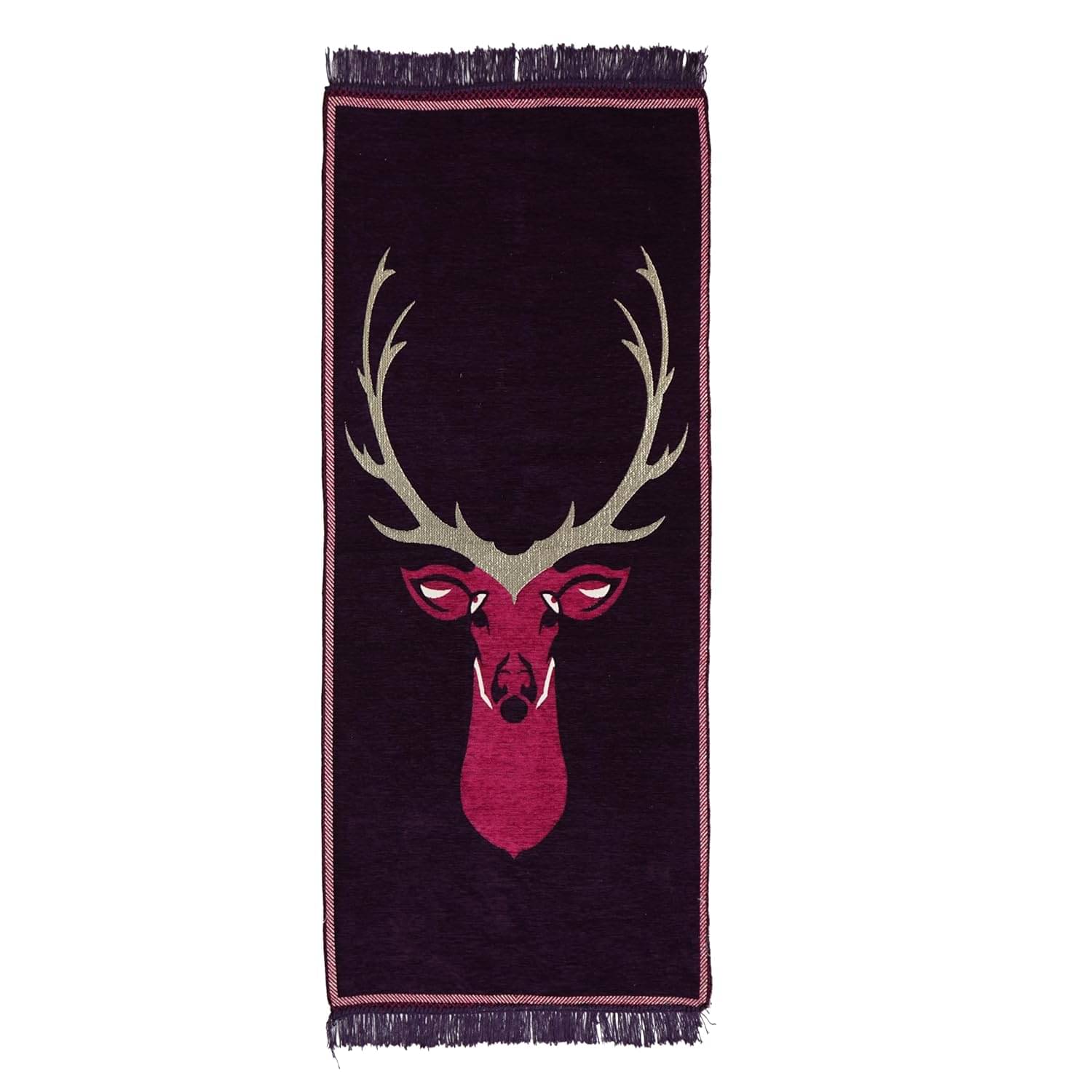 FURNISHING HUT Purple Cotton Rectangular Floor Mat ( Pack of 1 ) FURNISHING HUT Purple Cotton Rectangular Floor Mat ( Pack of 1 )