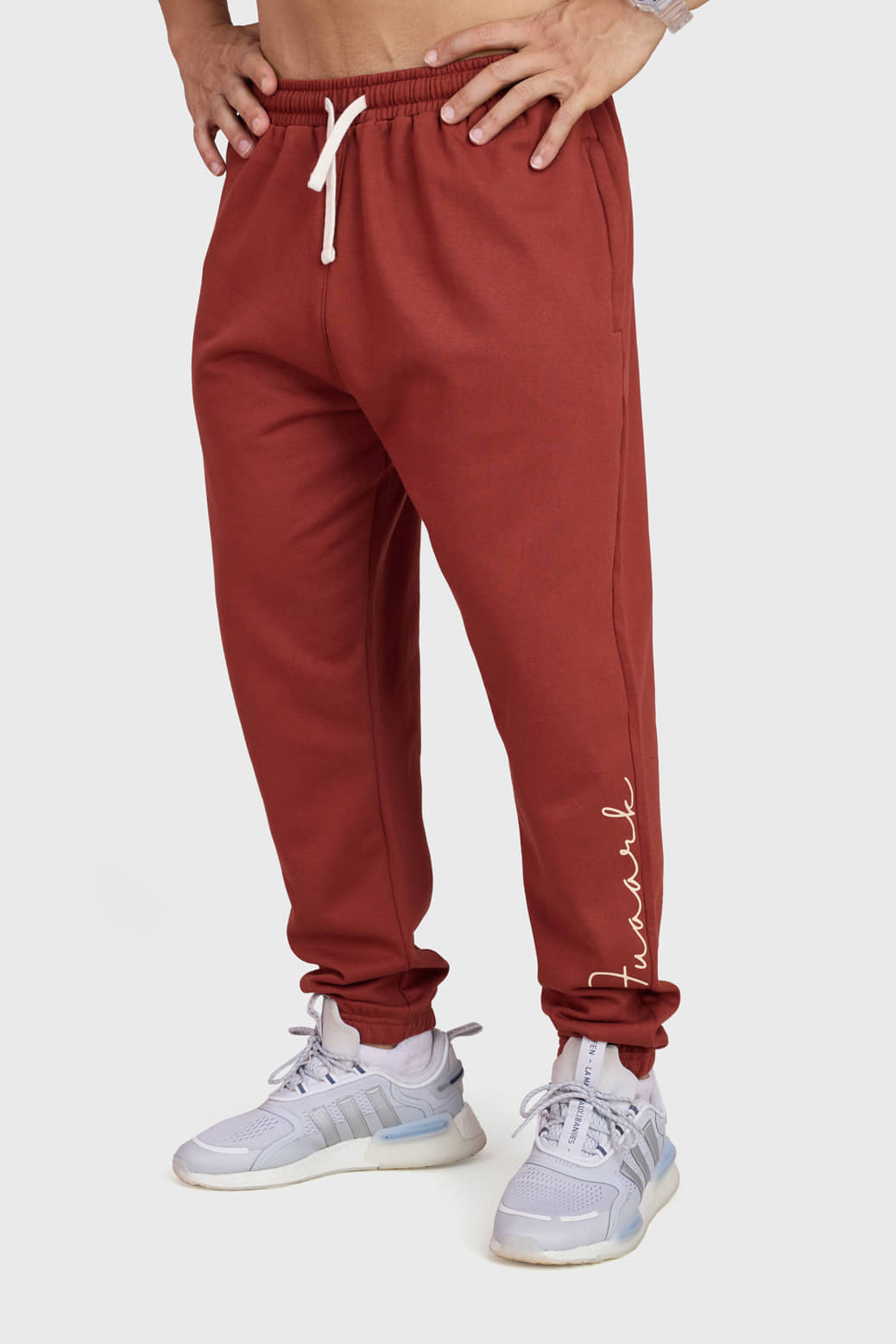 Fuaark Rust Cotton Blend Men's Sports Joggers ( Pack of 1 ) - Track Pants | Buy online on ZillyBuy