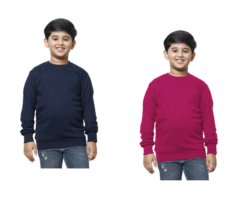     			IndiWeaves Pack of 2 Boys Woollen Sweatshirt ( Multicolor )