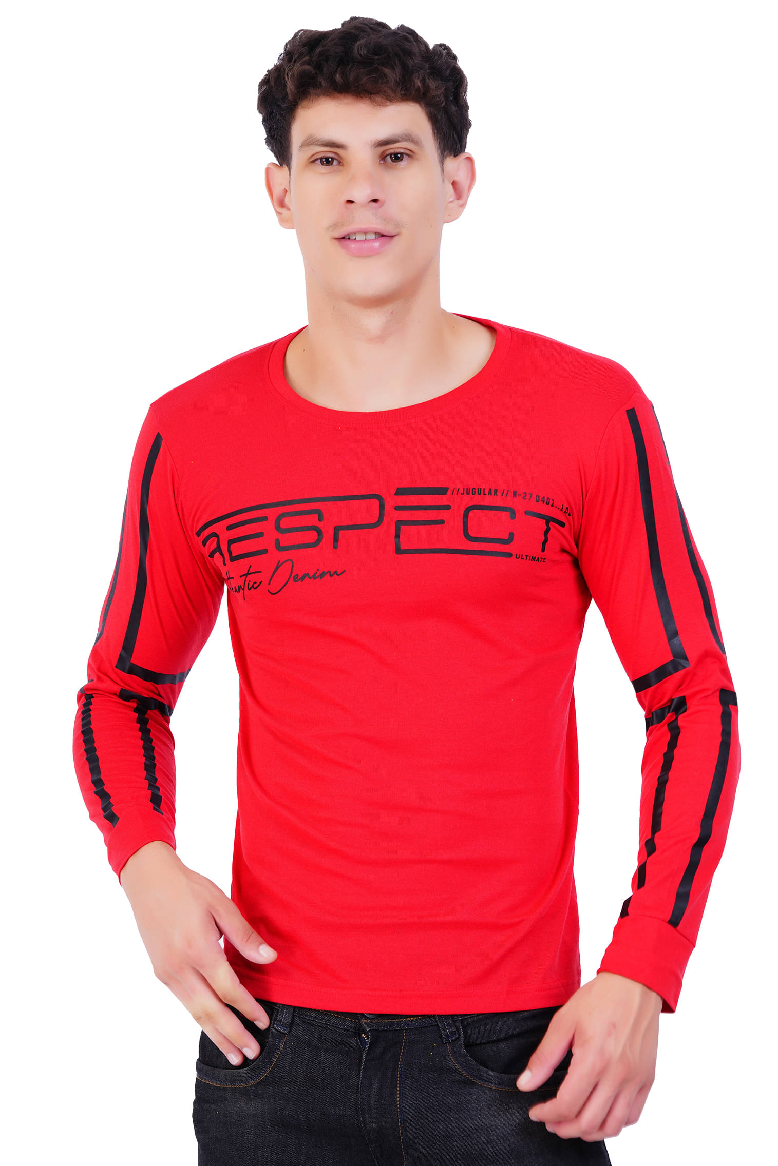     			JUGULAR Pack of 1 Cotton Regular Fit Men's T-Shirt ( Red )