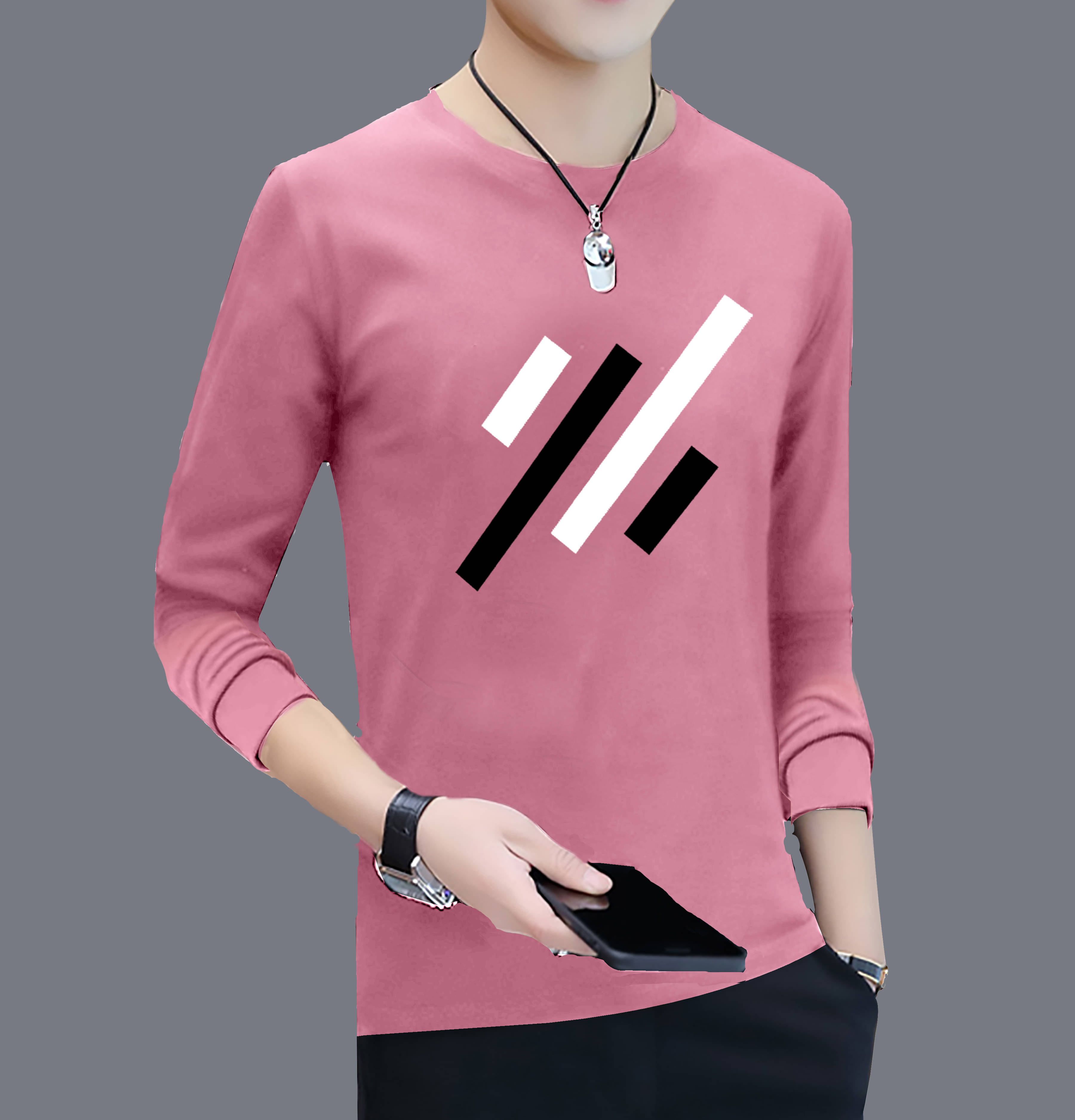 JUGULAR Pack of 1 Cotton Regular Fit Men's T-Shirt ( Pink ) JUGULAR Pack of 1 Cotton Regular Fit Men's T-Shirt ( Pink )