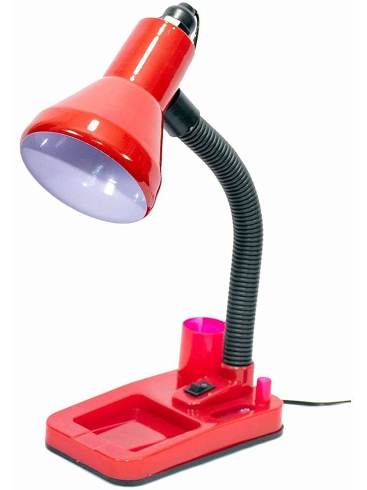 SPARKWORLD Red Study Table Lamp ( Pack of 1 ) SPARKWORLD Red Study Table Lamp ( Pack of 1 )