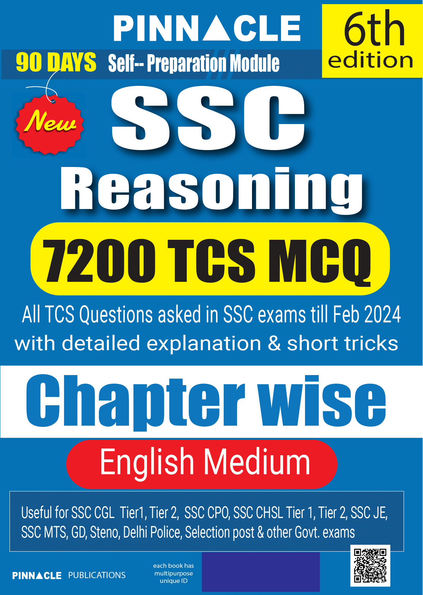 SSC Reasoning 7200 TCS MCQ Chapter Wise 6th Edition English Medium SSC Reasoning 7200 TCS MCQ Chapter Wise 6th Edition English Medium