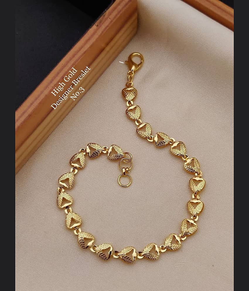 Shivay Fashion Gold Bracelet ( Pack of 1 ) - Bangles & Bracelets | Buy online on ZillyBuy
