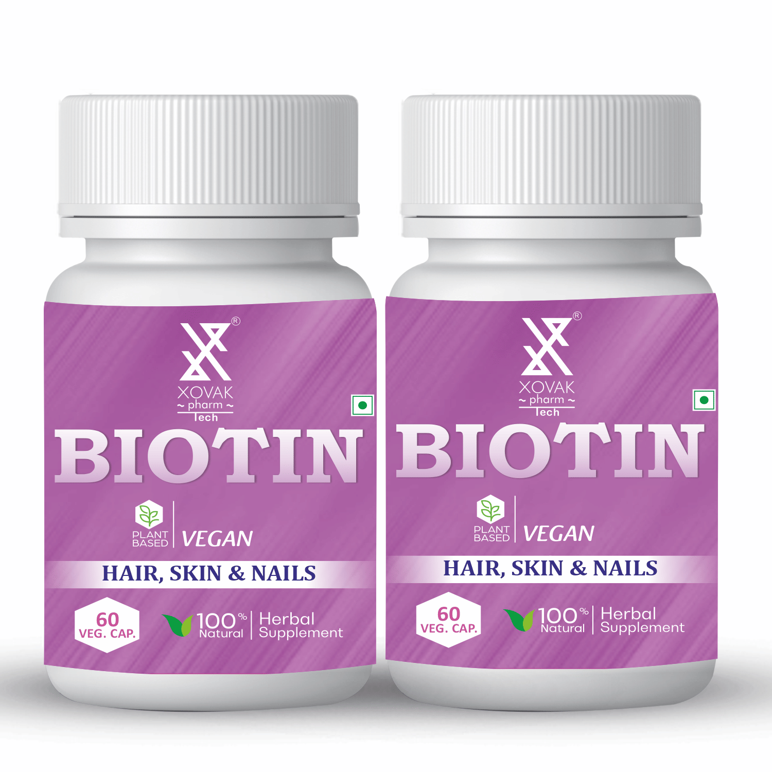 xovak pharmtech Ayurvedic Biotin Natural Supplement Capsule 120 gm Natural Minerals Capsule Pack of 2 xovak pharmtech Ayurvedic Biotin Natural Supplement Capsule 120 gm Natural Minerals Capsule Pack of 2