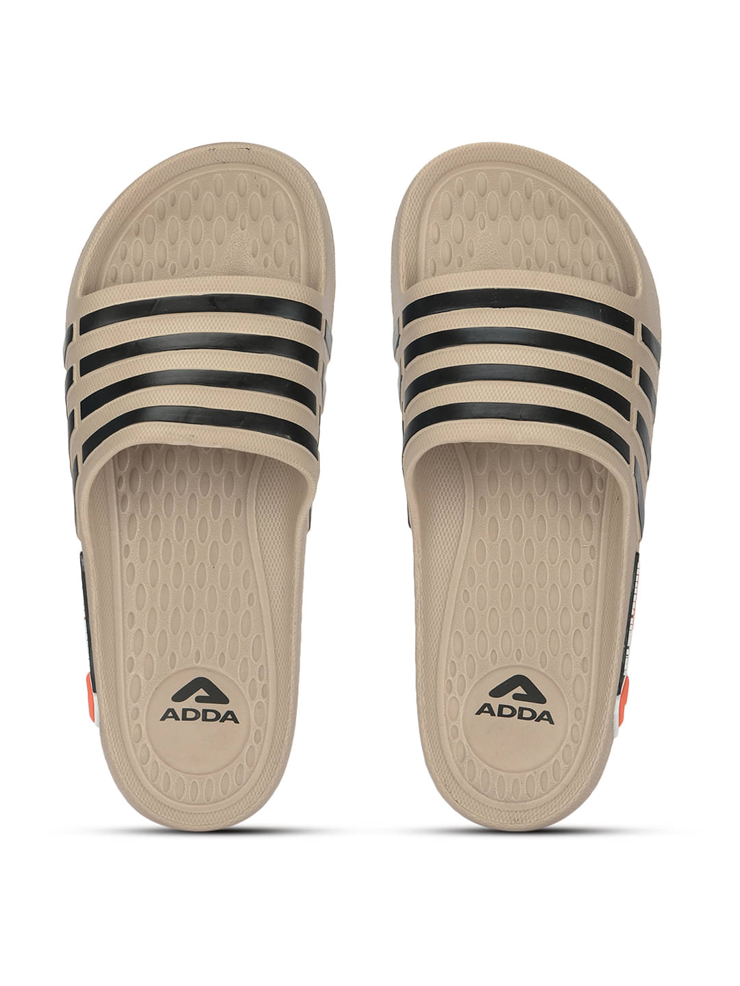     			Adda Beige Men's Slide Flip Flop