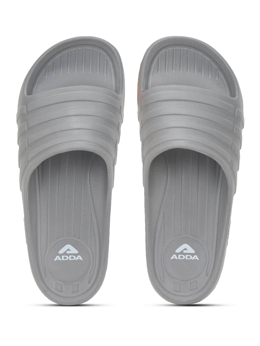     			Adda Dark Grey Men's Slide Flip Flop
