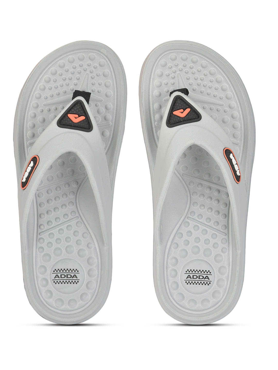     			Adda Grey Men's Thong Flip Flop
