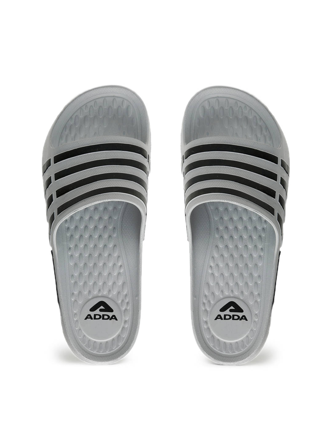     			Adda Light Grey Men's Slide Flip Flop