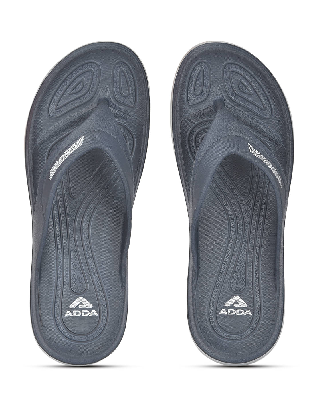     			Adda Navy Blue Men's Thong Flip Flop