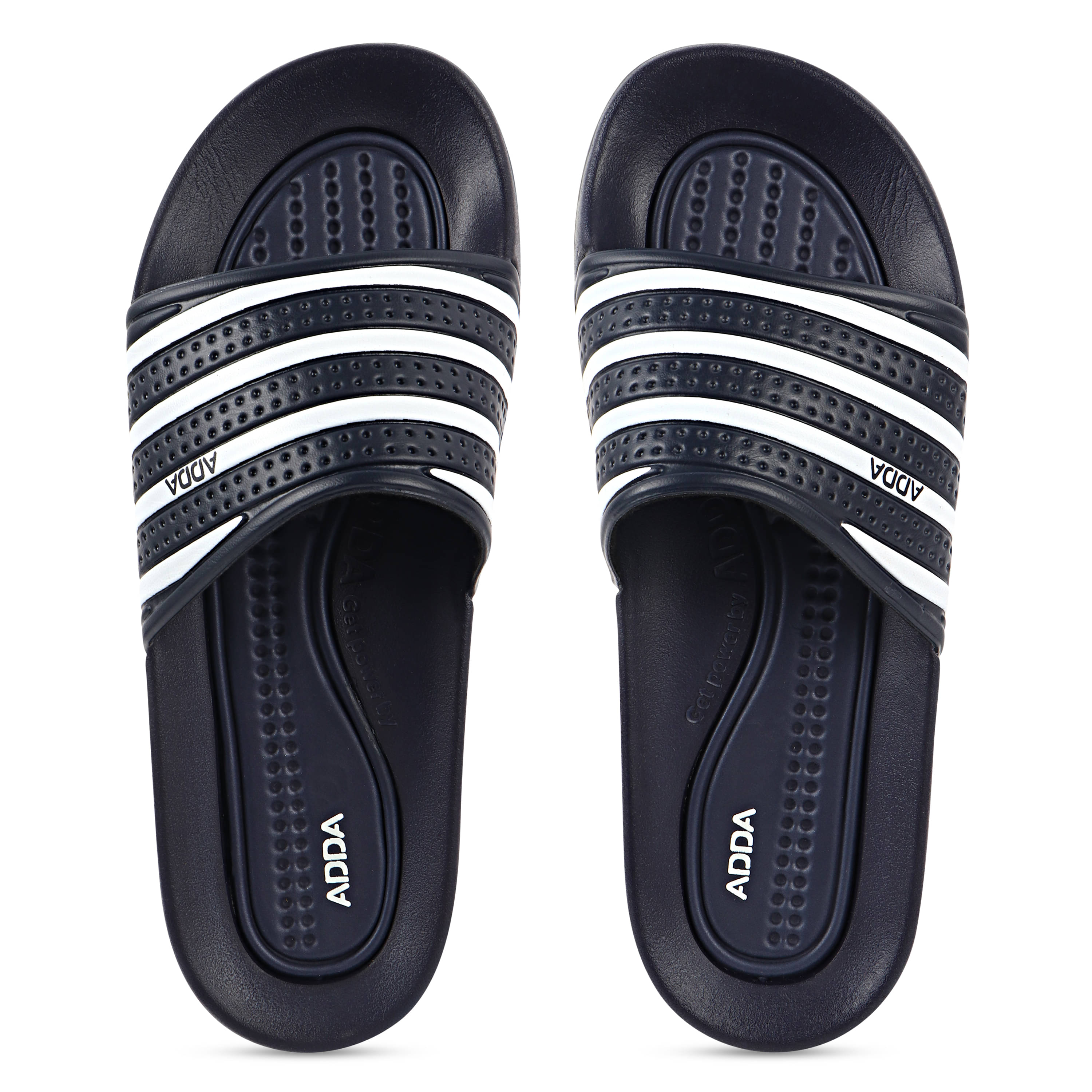    			Adda Navy Men's Slide Flip Flop