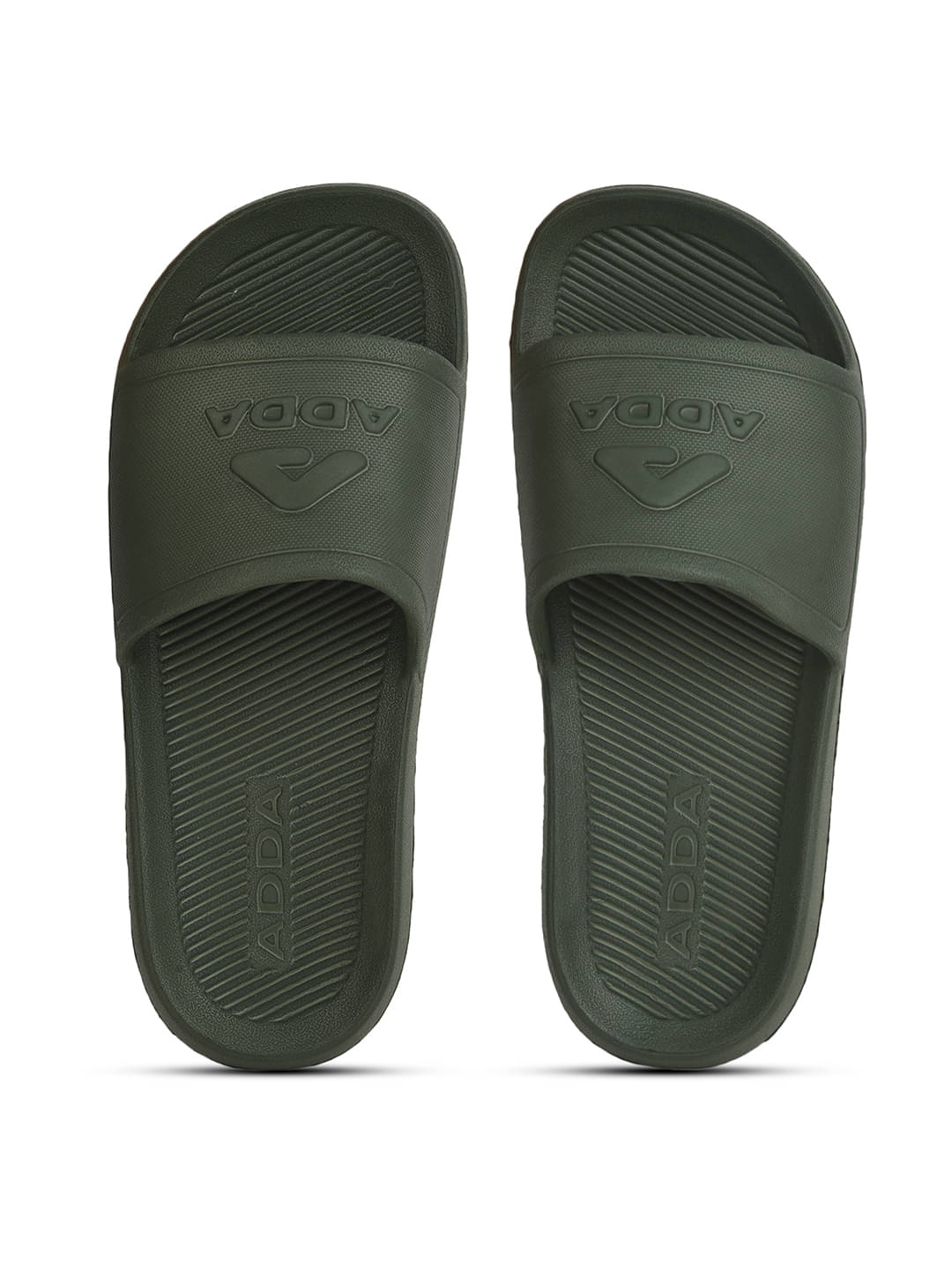     			Adda Olive Men's Slide Flip Flop