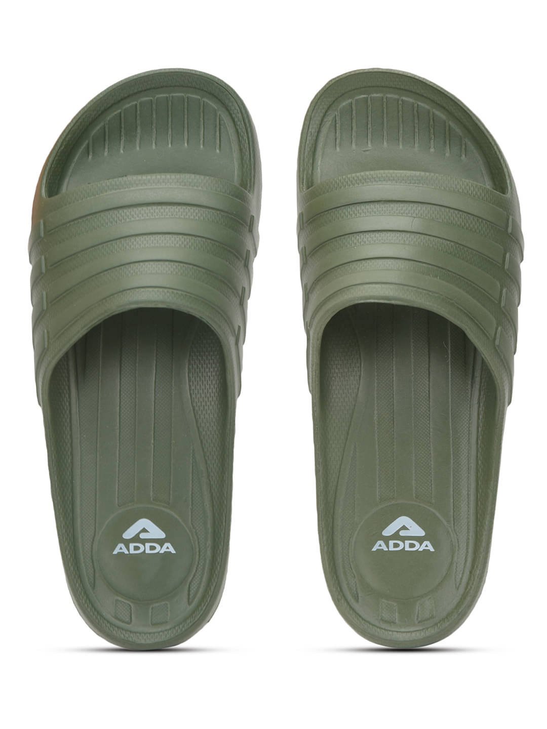     			Adda Olive Men's Slide Flip Flop