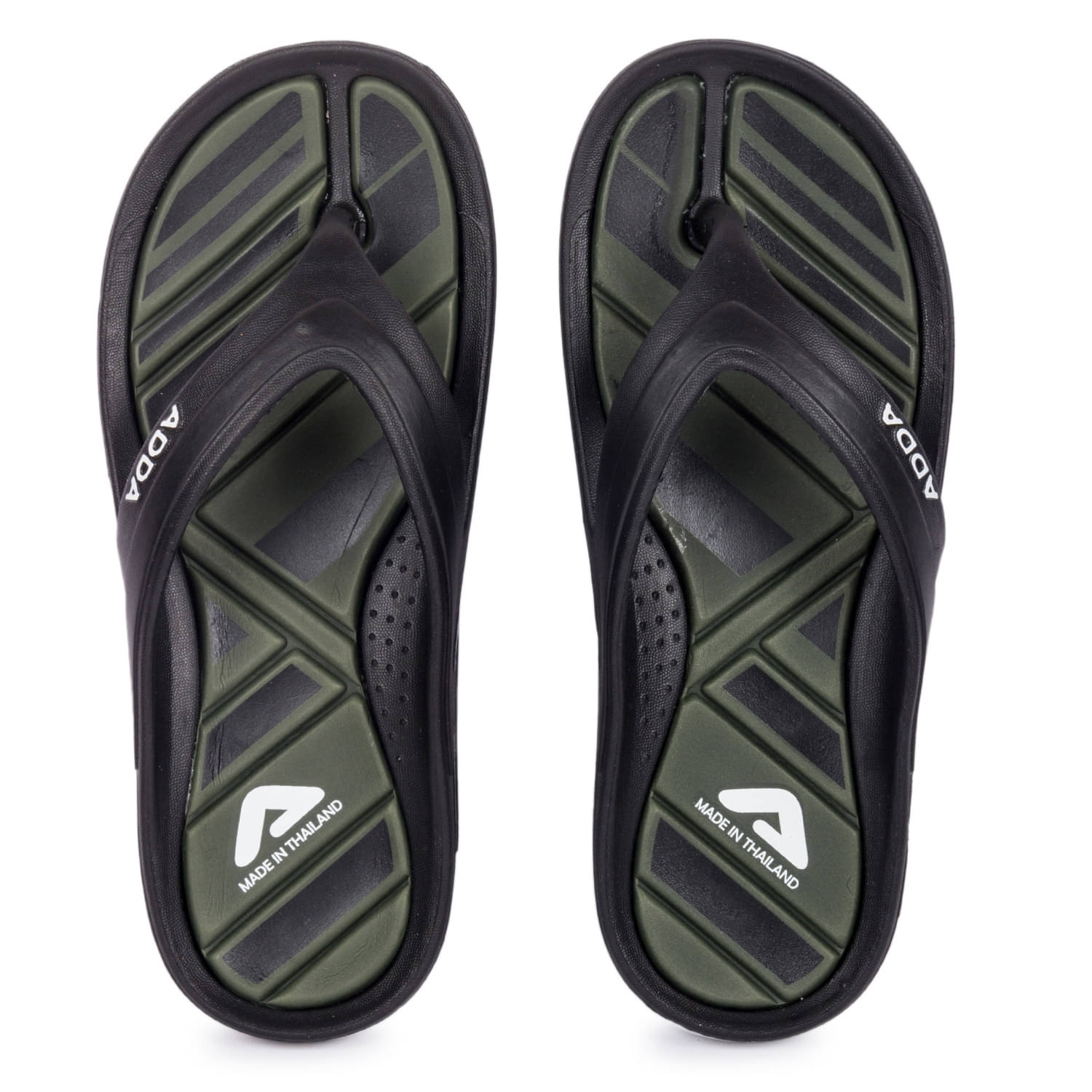     			Adda Olive Men's Thong Flip Flop