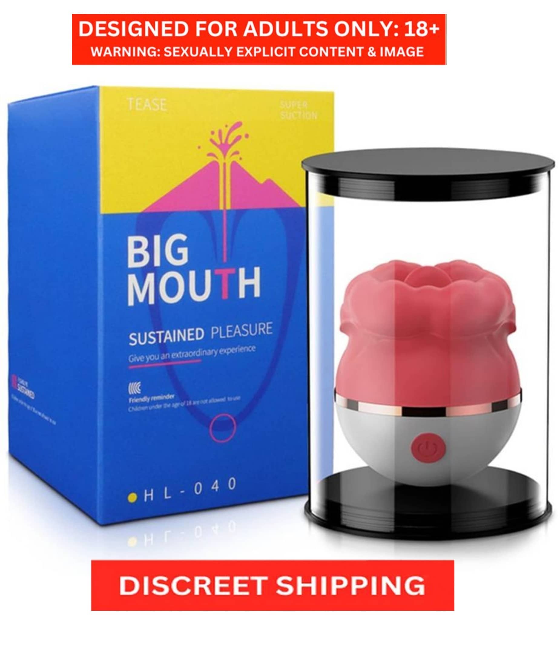 BIG MOUTH New Design Tongue Vibrator Licking Massager Clitoral Vibrator Clit Women Masturbator