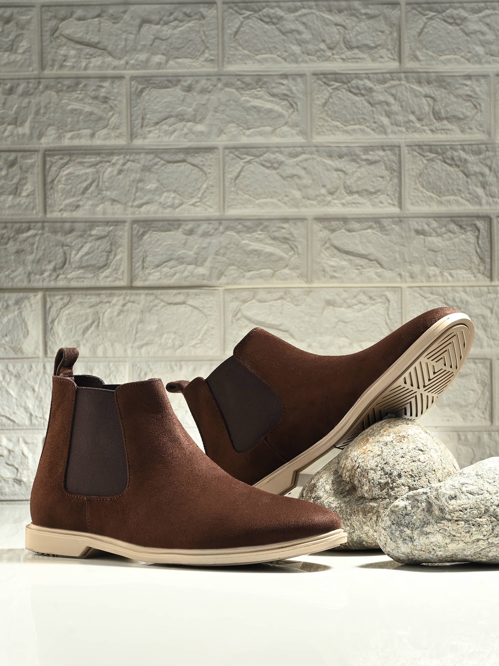 BIZZARO Brown Men's Chelsea Boots