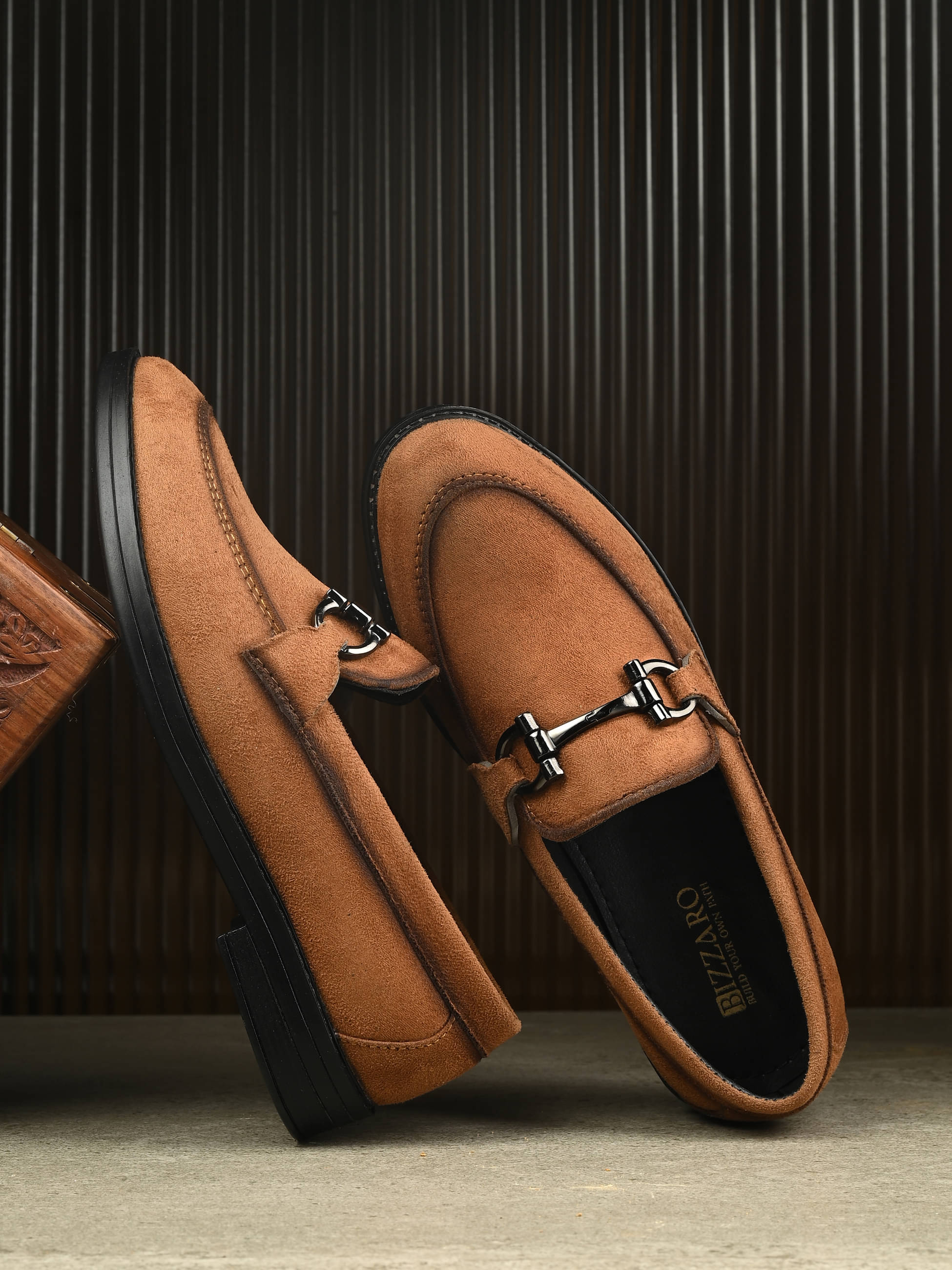     			BIZZARO Tan Men's Formal