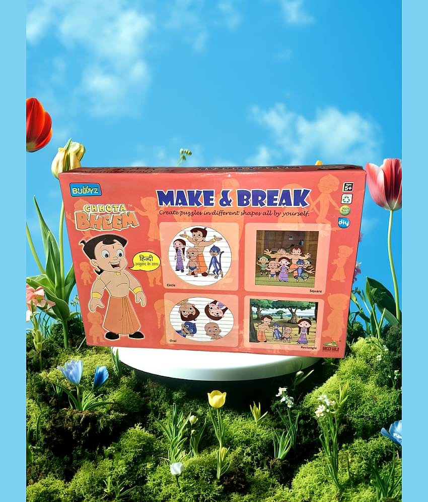 BUDDYZ-CHOTA BHEEM-CREATE PUZZLE IN DIFFERENT SHAPES ALL BY YOURSELF