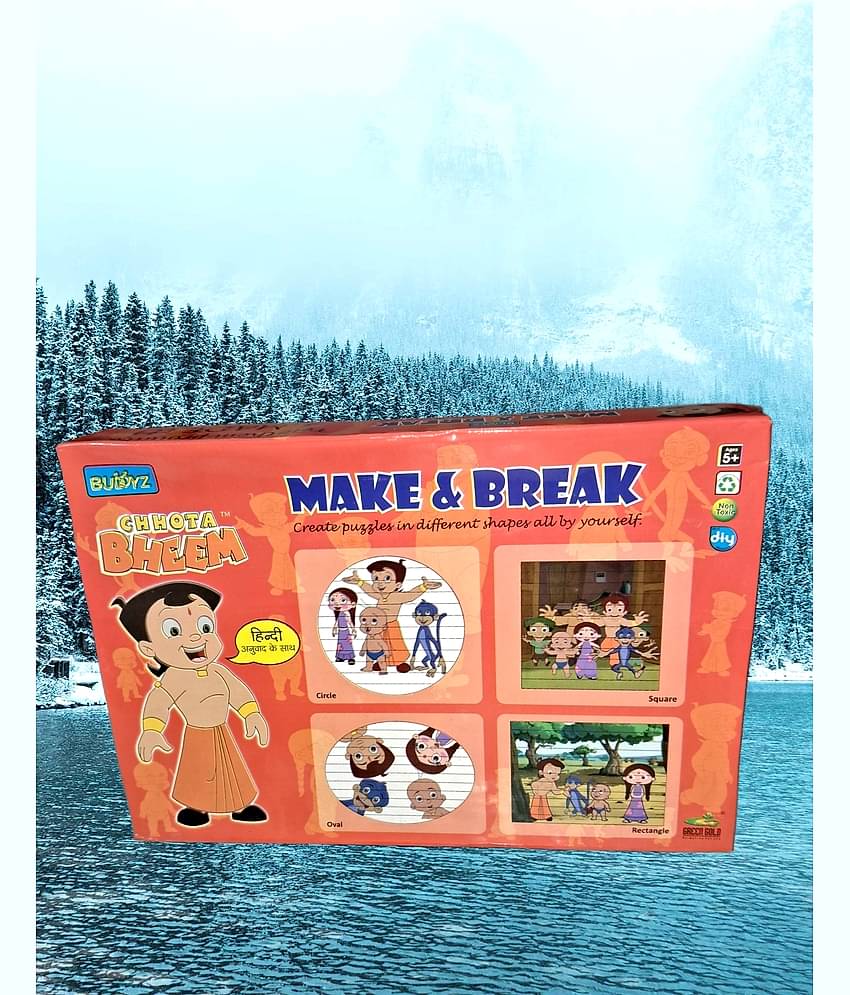 BUDDYZ-CHOTA BHEEM-CREATE PUZZLE IN DIFFERENT SHAPES ALL BY YOURSELF