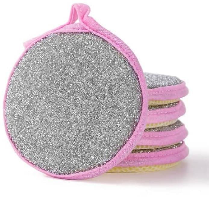 Bhavyta Multicolor Stainless Steel Double Sided Non-Scratch Scrub Cleaning Sponges ( Set of 5 ) Bhavyta Multicolor Stainless Steel Double Sided Non-Scratch Scrub Cleaning Sponges ( Set of 5 )
