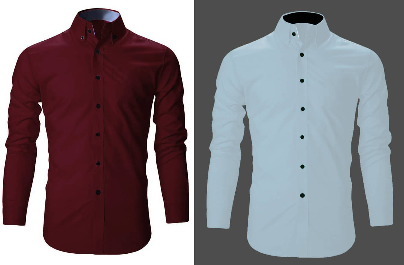 Bluedove Cotton Blend Regular Fit Solids Full Sleeves Men's Casual Shirt - Maroon ( Pack of 2 ) Bluedove Cotton Blend Regular Fit Solids Full Sleeves Men's Casual Shirt - Maroon ( Pack of 2 )