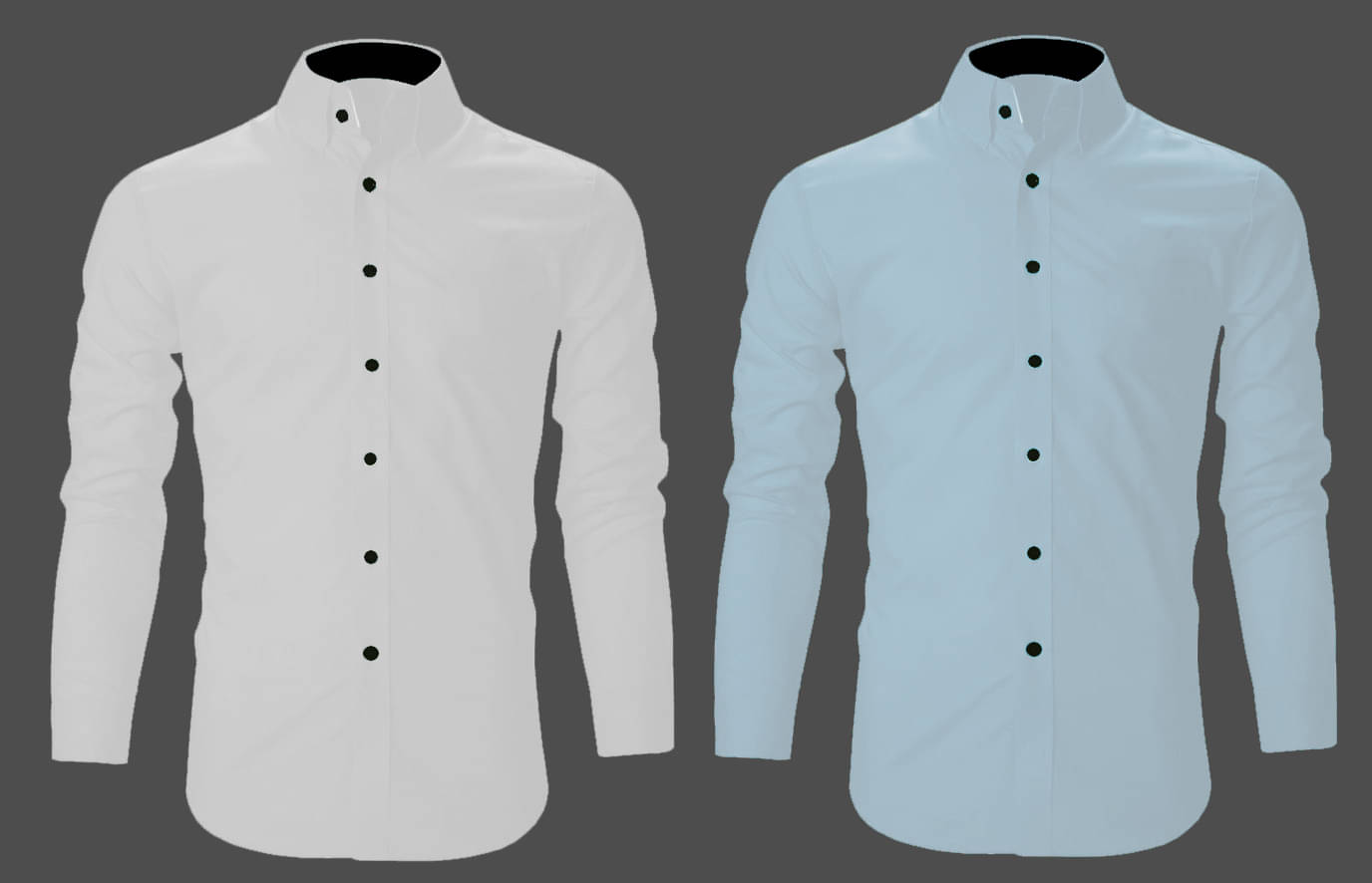     			Bluedove Cotton Blend Regular Fit Solids Full Sleeves Men's Casual Shirt - White ( Pack of 2 )