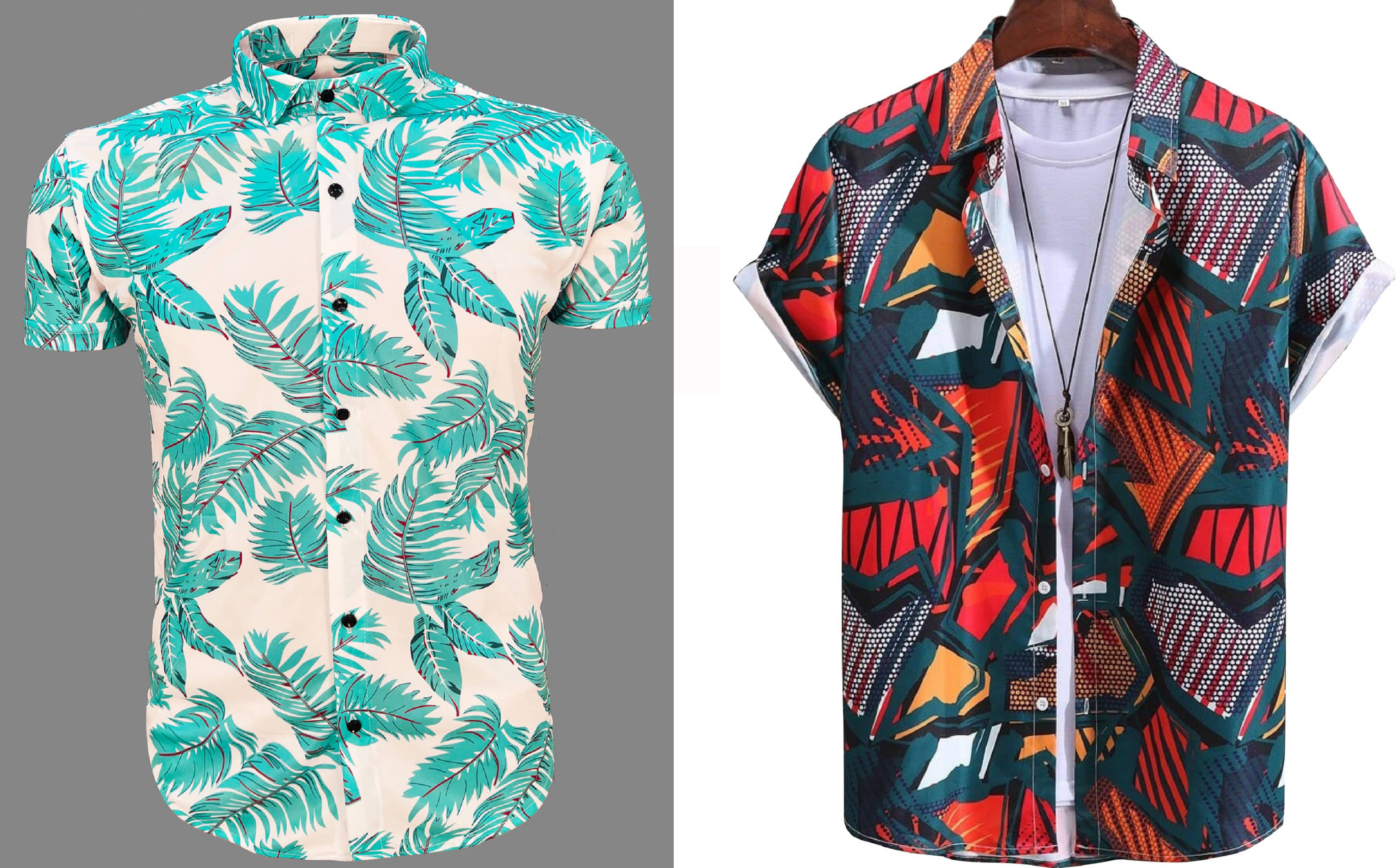 Bluedove Elastane Regular Fit Printed Half Sleeves Men's Casual Shirt - Red ( Pack of 2 ) Bluedove Elastane Regular Fit Printed Half Sleeves Men's Casual Shirt - Red ( Pack of 2 )
