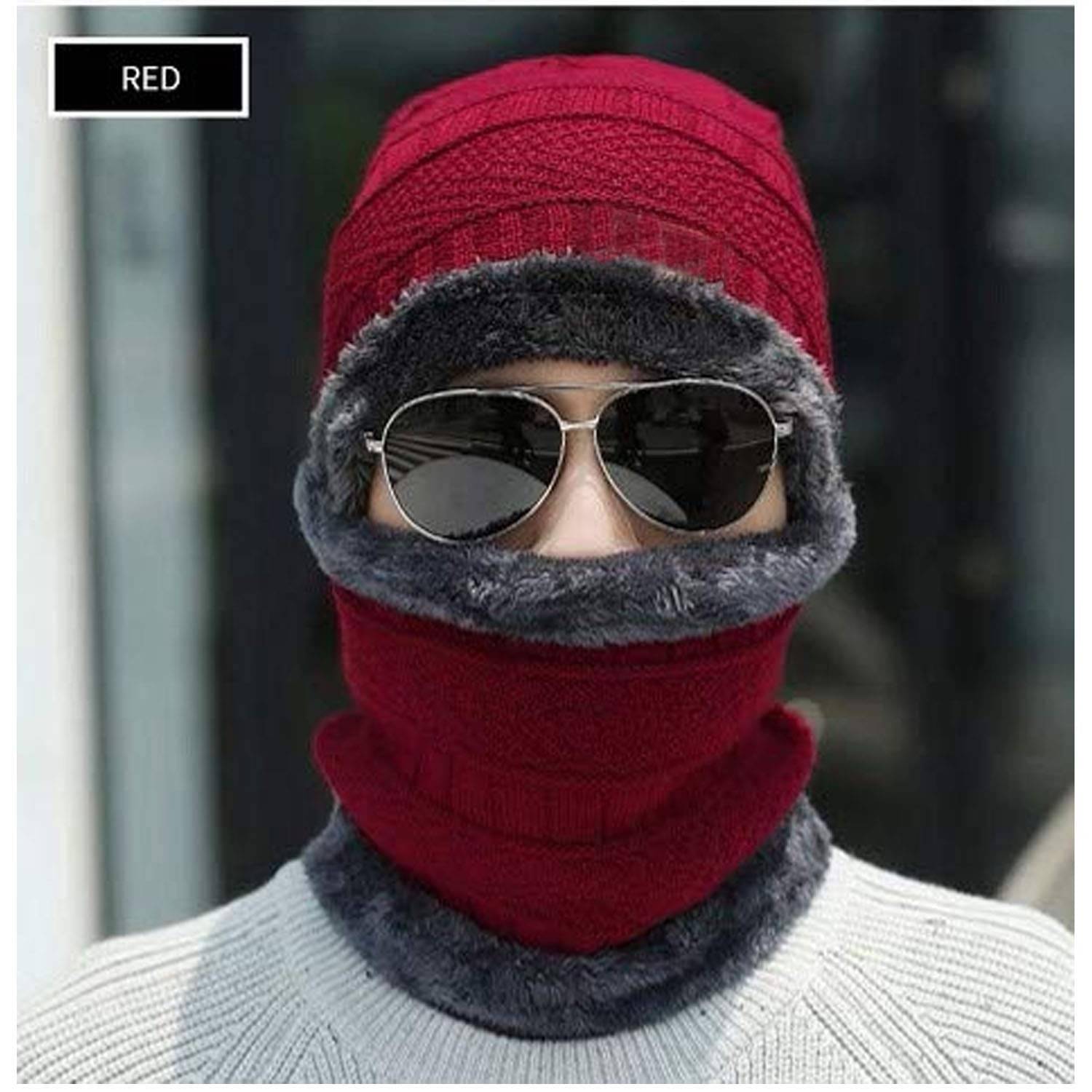     			Creature Pack of 1 Acrylic Men's Cap ( Red )