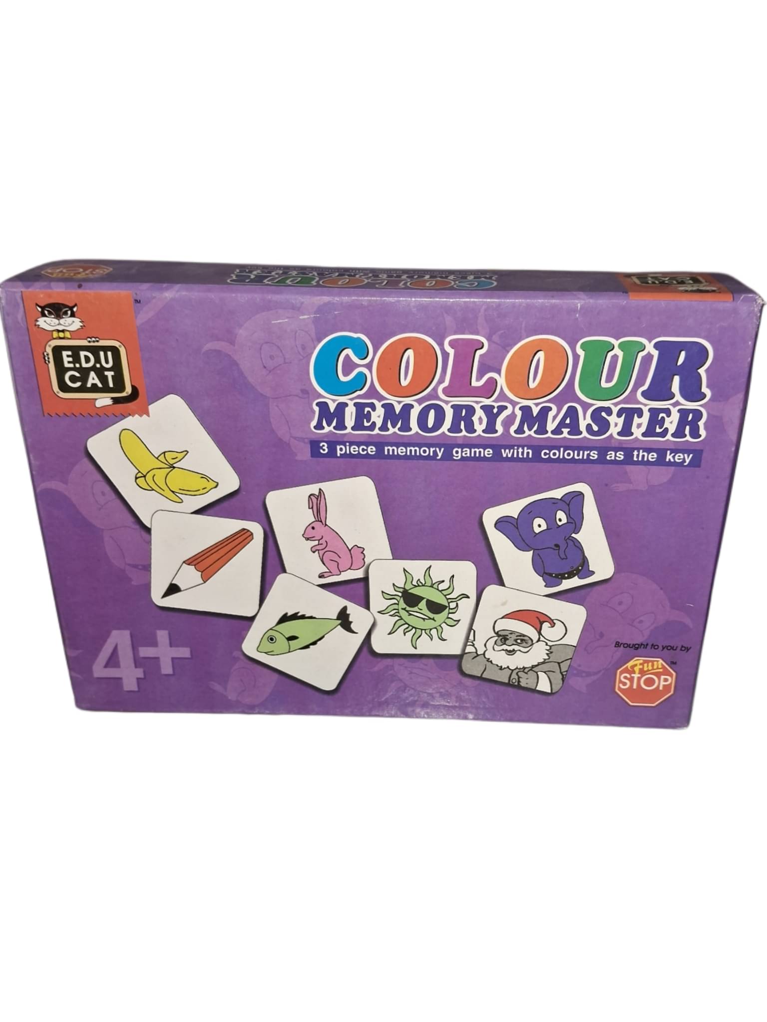     			E.D.U CAT COLOUR MEMORY MASTER- 3 PIECE  MEMORY PUZZLE GAME WHERE COLOR IS THE KEY BY FUN STOP