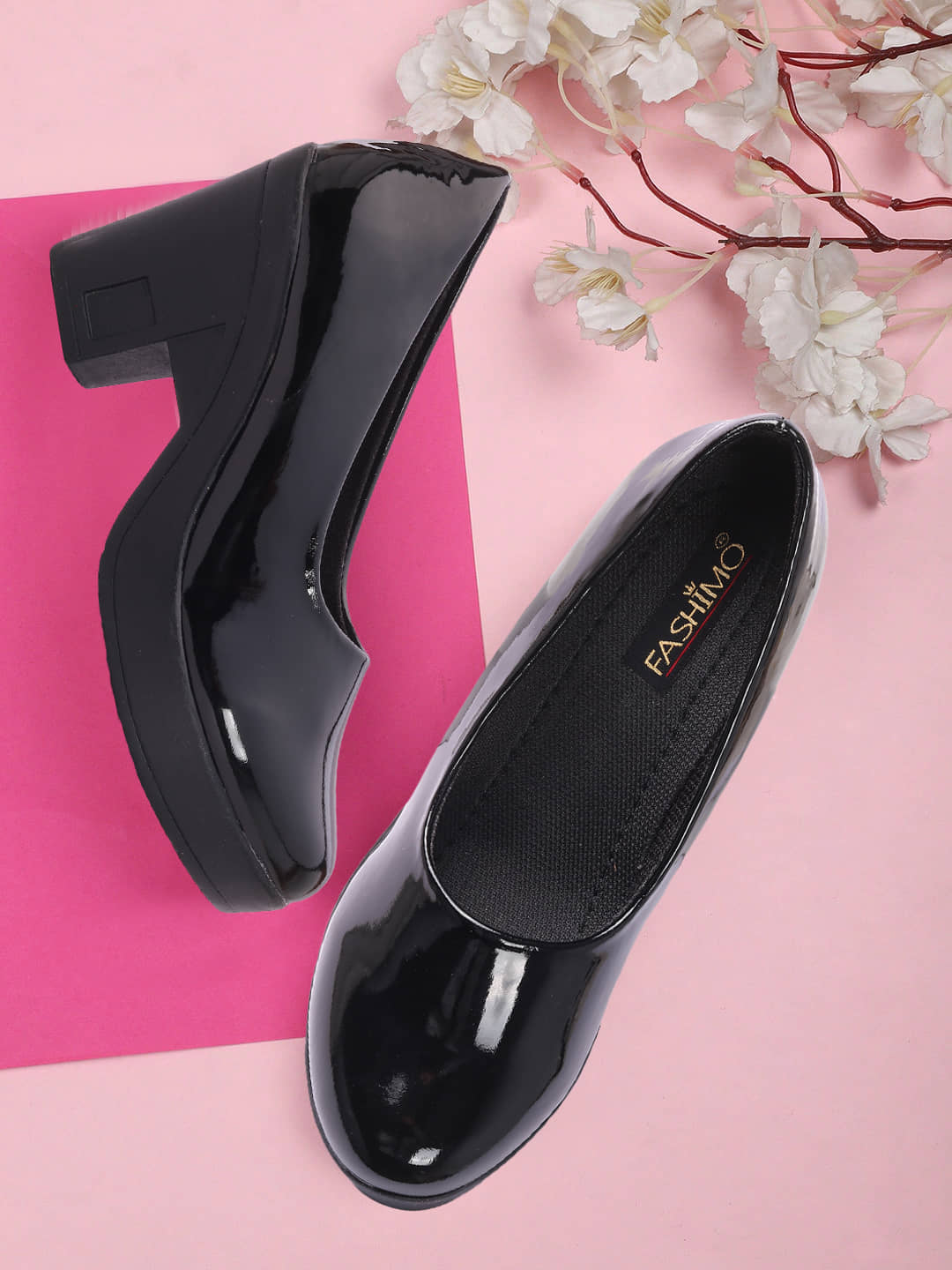 Fashimo Black Women's Pumps Heels - Heels | Buy online on ZillyBuy