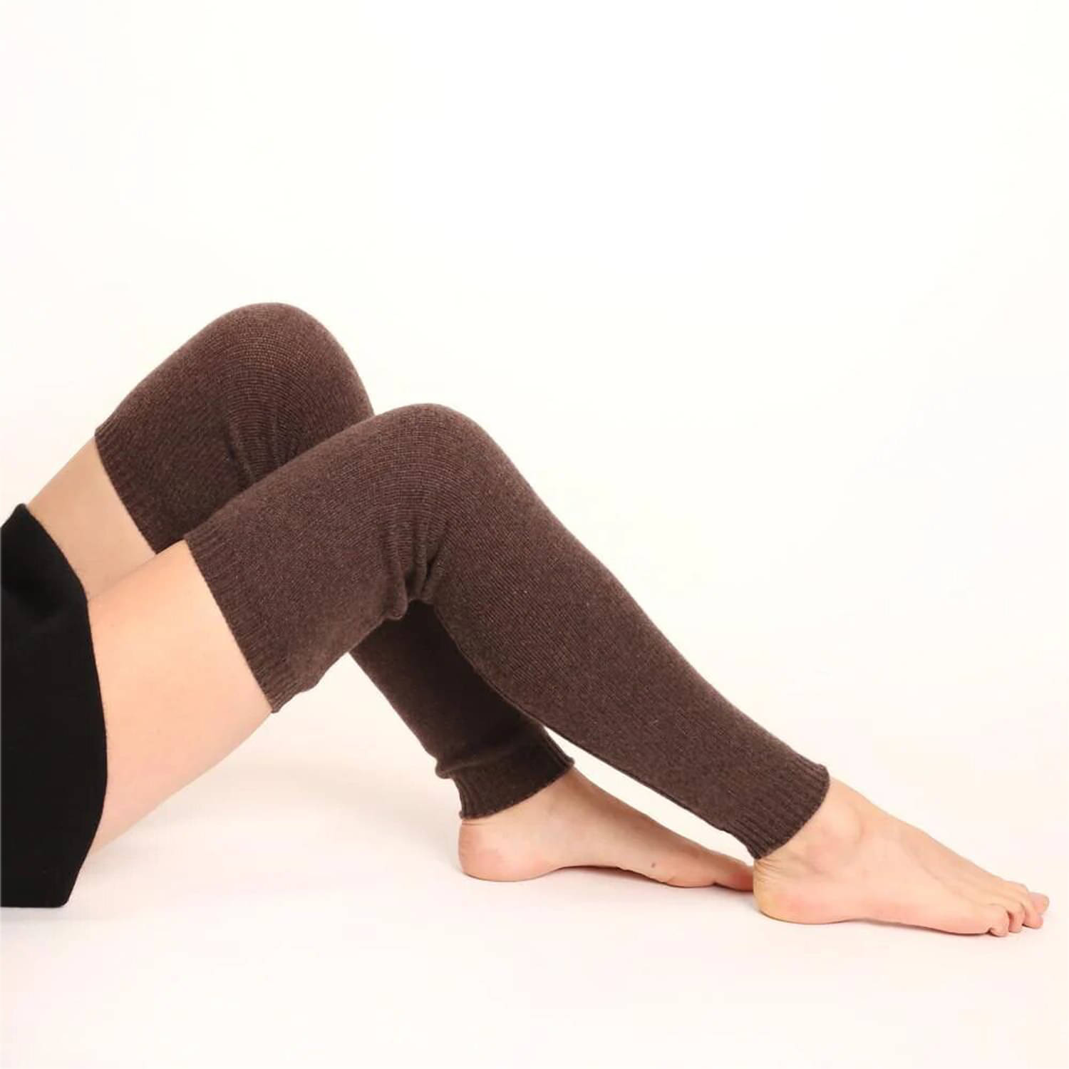 HF LUMEN Pack of 1 Unisex Woollen Leg Warmer ( Brown ) HF LUMEN Pack of 1 Unisex Woollen Leg Warmer ( Brown )