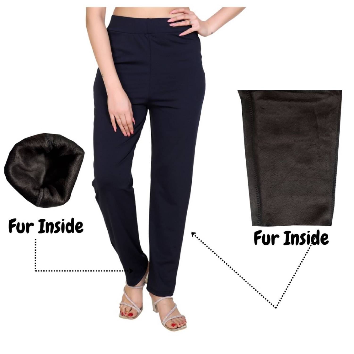     			HeteShe - Cotton Blend Regular Fit Navy Women's Jeggings ( Pack of 1 )