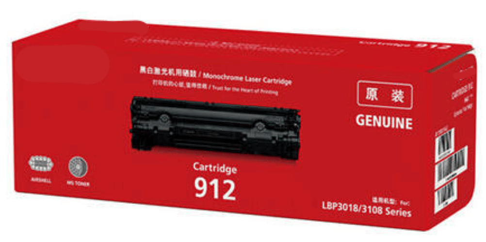     			ID CARTRIDGE 912 Black Single Toner for LBP 3018, 3108