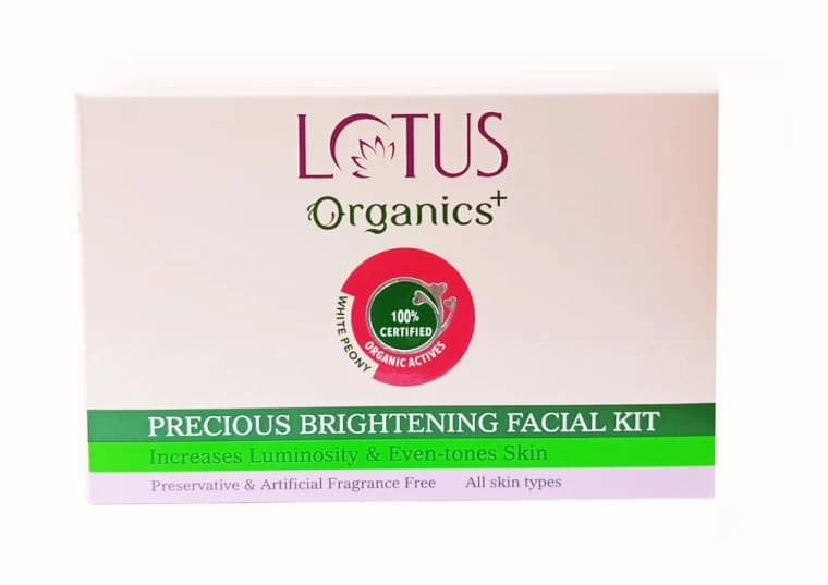 Lotus Organics+ Precious Brightening Single Facial Kit 47g (Pack of 1) Lotus Organics+ Precious Brightening Single Facial Kit 47g (Pack of 1)