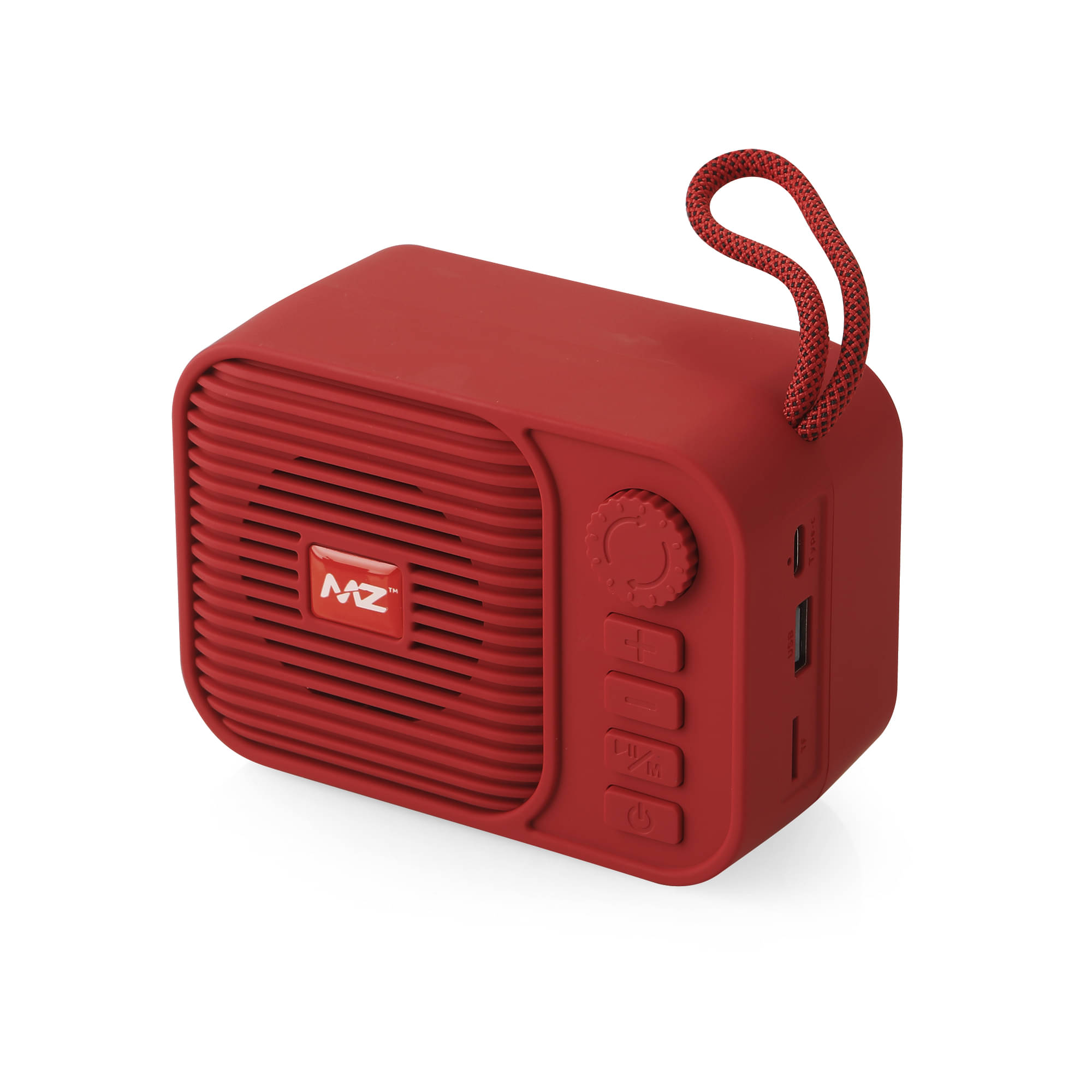 MZ M208 5 W Bluetooth Speaker Bluetooth v 5.0 with SD card Slot Playback Time 6 hrs Red MZ M208 5 W Bluetooth Speaker Bluetooth v 5.0 with SD card Slot Playback Time 6 hrs Red