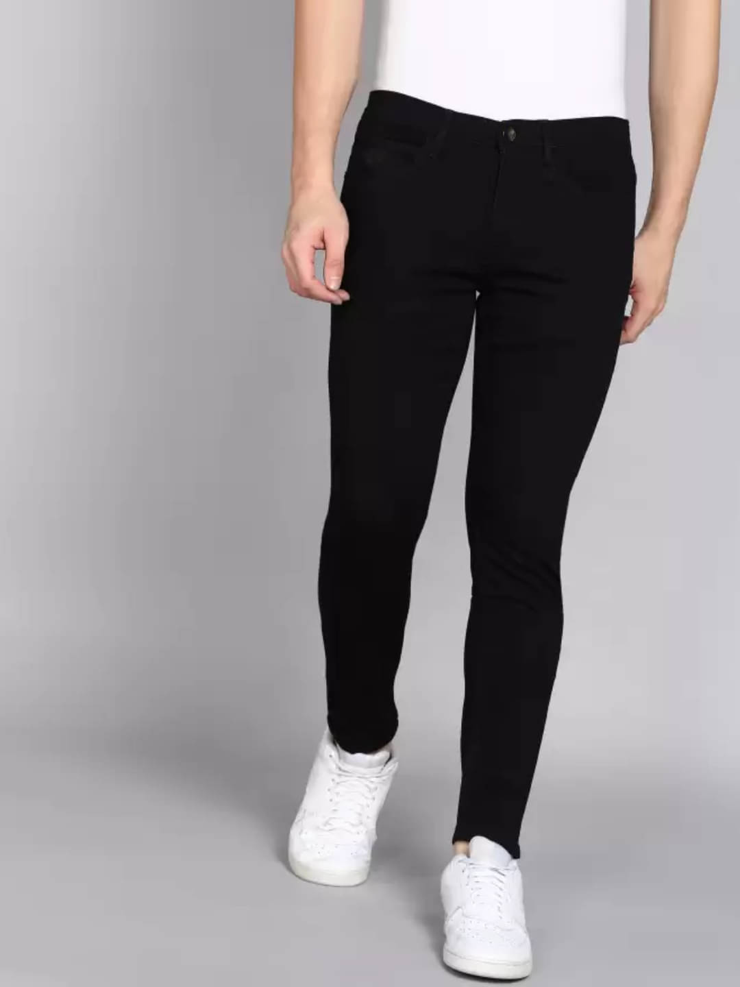 Masterly Weft Slim Fit Basic Men's Jeans - Black ( Pack of 1 ) Masterly Weft Slim Fit Basic Men's Jeans - Black ( Pack of 1 )