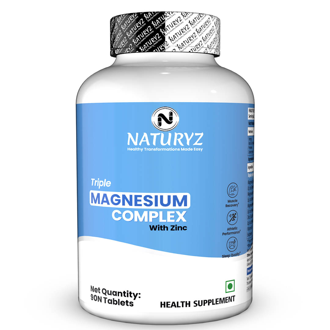 NATURYZ N-Triple Magnesium Complex-90 90 no.s Minerals Tablets NATURYZ N-Triple Magnesium Complex-90 90 no.s Minerals Tablets