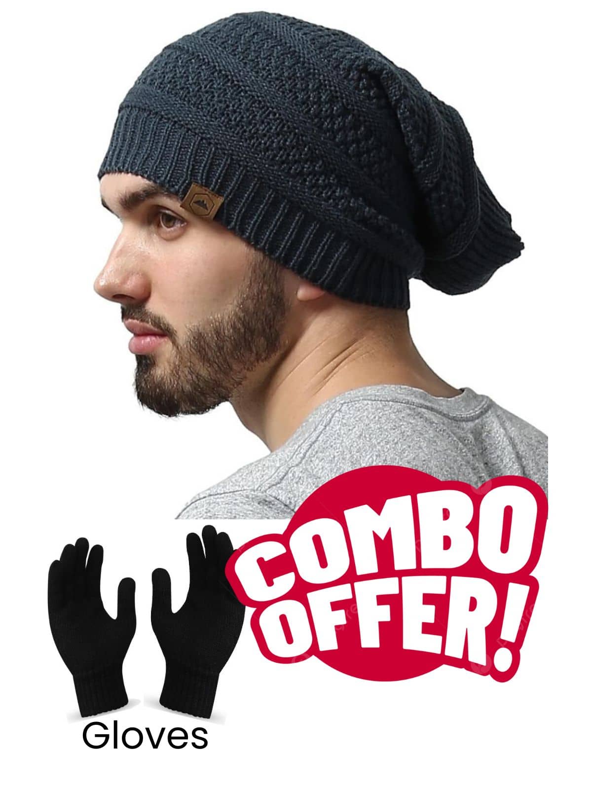 Paryag Pack of 1 Woollen Men's Cap ( Grey )