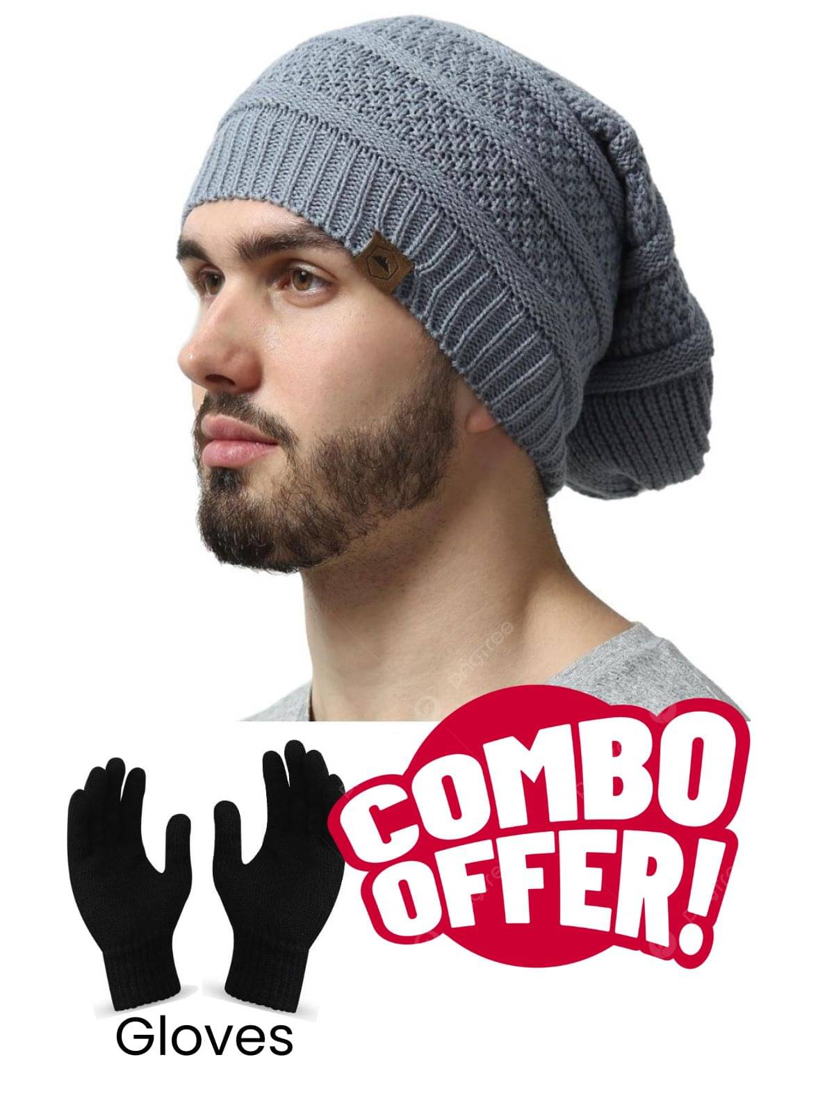     			Paryag Pack of 1 Woollen Men's Cap ( Grey )