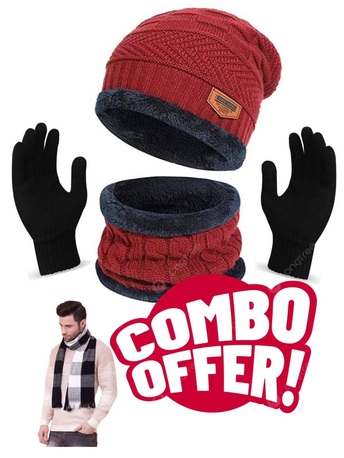 Paryag Pack of 1 Woollen Men's Cap ( Maroon ) Paryag Pack of 1 Woollen Men's Cap ( Maroon )