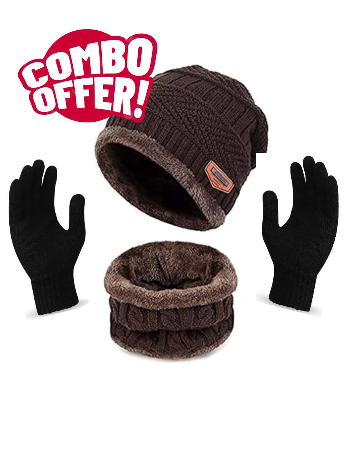     			Paryag Pack of 1 Woollen Men's Cap ( Brown )